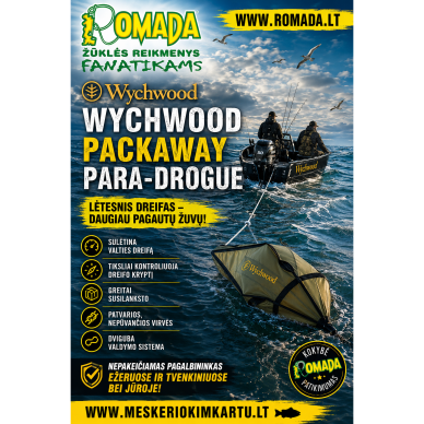 Parašiutas dreifavimo valties su rankinė Wychwood PACKAWAY Parašiutas dreifavimo valties su rankinė Wychwood PACKAWAY