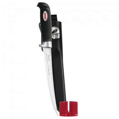 Peilis su galąstuvu Rapala Soft Grip File Peilis su galąstuvu Rapala Soft Grip File