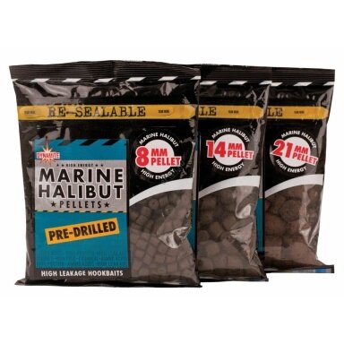 Peletės Dynamite Baits Marine Halibut 14mm 21mm 350g Karpių Šamų Ungurių Eršketų Vėgėlių ir Upėtakių žvejybai geriausias masalas Peletės Dynamite Baits Marine Halibut 14mm 21mm 350g Karpių Šamų Ungurių Eršketų Vėgėlių ir Upėtakių žvejybai geriausias masalas