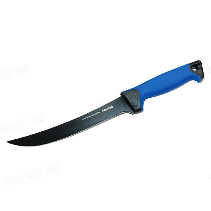 Peilis Knife 8inch padengtas Teflonu Filiavimo Nerūdijančio plieno peilis geležtė 23cm  Aukšta Kokybė Mustad Norway
