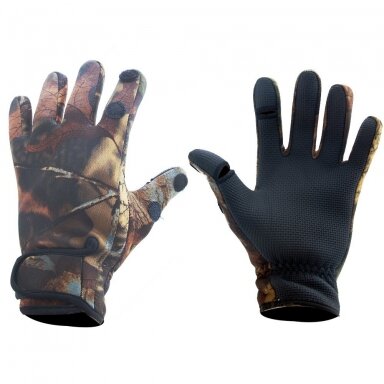 Pirštinės neopreninės camo L/XL Neoprene Gloves Pirštinės neopreninės camo L/XL Neoprene Gloves