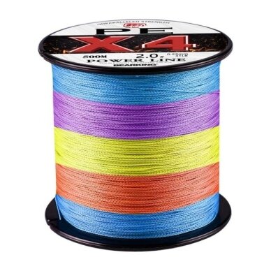 Pintas valas jūrinei Power X4 Multicolor 300m Pintas valas jūrinei Power X4 Multicolor 300m