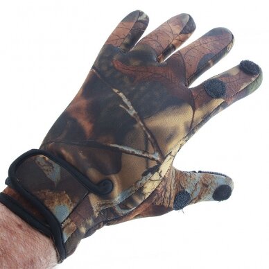 Pirštinės neopreninės camo L/XL Neoprene Gloves 1