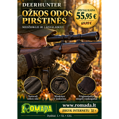 Pirštinės Ožkos Oda Deerhunter Medžioklinės Pirštinės Ožkos Oda Deerhunter Medžioklinės
