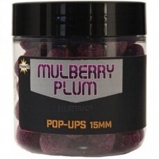 Plaukiantys Boiliai Mulberry Plum Foodbait PopUp 15mm