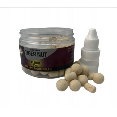 Plaukiantis boiliai DYNAMITE BAITS Monster Tigernut Fluro Pop Ups 10mm Plaukiantis boiliai DYNAMITE BAITS Monster Tigernut Fluro Pop Ups 10mm