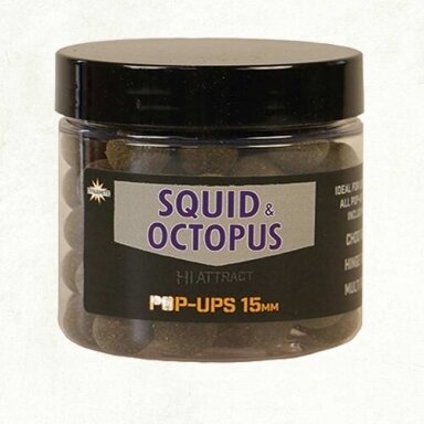 Plaukiantis boiliai DYNAMITE BAITS Squid & Octopus Foodbait Pop Ups 15mm Plaukiantis boiliai DYNAMITE BAITS Squid & Octopus Foodbait Pop Ups 15mm