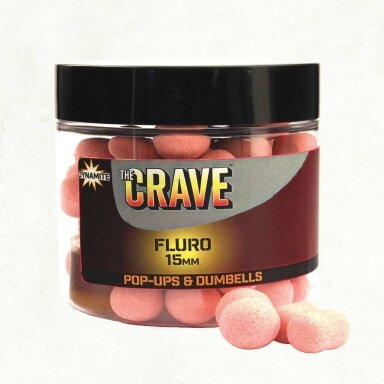 Plaukiantis boiliai DYNAMITE BAITS The Crave (Vėžys) Fluro Pop Ups 15mm Plaukiantis boiliai DYNAMITE BAITS The Crave (Vėžys) Fluro Pop Ups 15mm