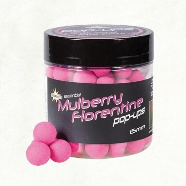 Plaukiantys Boiliai Dynamite Mulberry Florentine Fluro Pop-Ups 15mm Plaukiantys Boiliai Dynamite Mulberry Florentine Fluro Pop-Ups 15mm