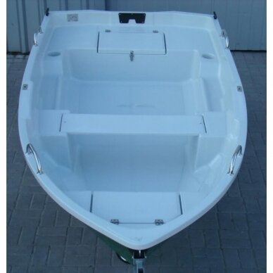 Plastikinė valtis Agata 3.33m FISHING Deluxe version Variklis iki 5Ag Aukšta kokybė!