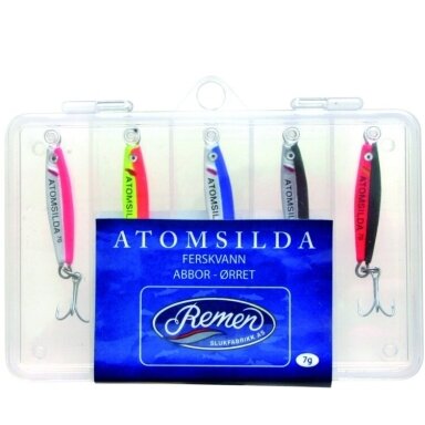 Rapala Blizgių komplektas Lašišoms Seatrout Atominė Silkė 35g Blizgės tinka Vejažuvėms Lašišoms Šalakiams ir Lydekoms Rapala Blizgių komplektas Lašišoms Seatrout Atominė Silkė 35g Blizgės tinka Vejažuvėms Lašišoms Šalakiams ir Lydekoms