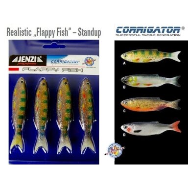 Riperiai 4vnt Realistic Flappy Fish 3D UV GERMANY IŠPARDAVIMAS -50% Riperiai 4vnt Realistic Flappy Fish 3D UV GERMANY IŠPARDAVIMAS -50%