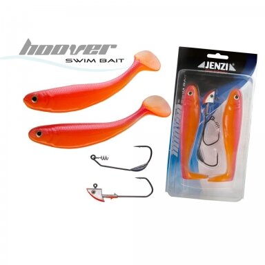 Riperiai Set Swim-Bait Plaukiantis 3D guminukai UV Red Riperiai Set Swim-Bait Plaukiantis 3D guminukai UV Red