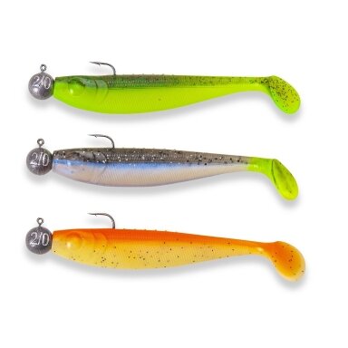 Riperių UV su Jigu komplektas 12,5cm 14g Ataka Riperių UV su Jigu komplektas 12,5cm 14g Ataka