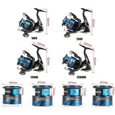 Nauja Ritė Shimano Nexave FI Dydžiai 1000 / 2500 / 3000 / 4000 / 5000 Nauja Ritė Shimano Nexave FI Dydžiai 1000 / 2500 / 3000 / 4000 / 5000