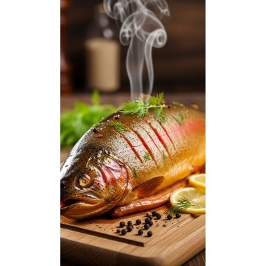 Rūkykla Profi Grill Deluxe GERNAMY Nerūdijantis plienas