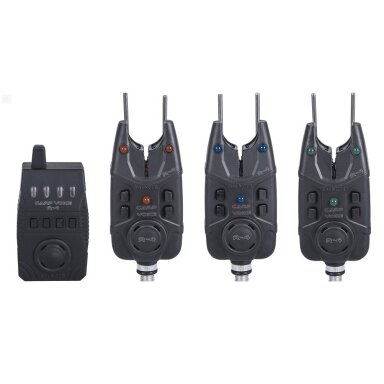Signalizatorių Komplektas CARP-3+1 R4 Deluxe Signalizatorių Komplektas CARP-3+1 R4 Deluxe