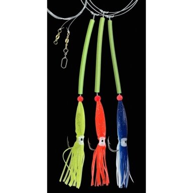 Sistema jūrinė 3 Kalmarai UV Norway 7/0 Multicolor