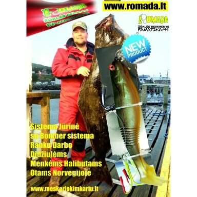 Sistema Jūrinė Trolling Rankų Darbo Didžiulėms Menkėms Halibutams Otams Norvegijoje Guminukas UV 20cm
