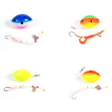 Sistema plekšnių jūrinė 2-hook rig 130g Sistema plekšnių jūrinė 2-hook rig 130g
