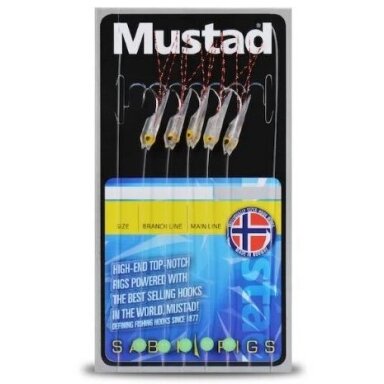 Sistemėlė jūrinė Krevetės Mustad Sistemėlė jūrinė Krevetės Mustad