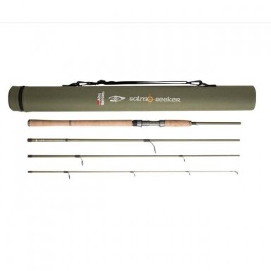Spiningas AbuGarcia SALMO Travel 2.7m 4dalys + tūba