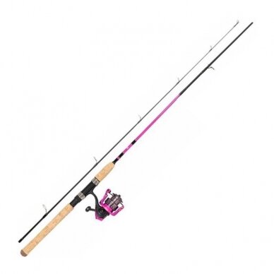 Spiningas Komplektas su Rite 2.44m 10-40g Abu Revolution Pink SETAS Spiningas Komplektas su Rite 2.44m 10-40g Abu Revolution Pink SETAS
