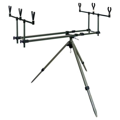 Stovas Trikojis meškerėms karpinis Carp Tripod Aliuminis Stovas Trikojis meškerėms karpinis Carp Tripod Aliuminis