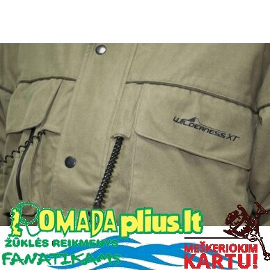 Striukė kvėpuojanti, nepralaidi vandeniui Daiwa Wilderness XT Jacket Made in UK 4