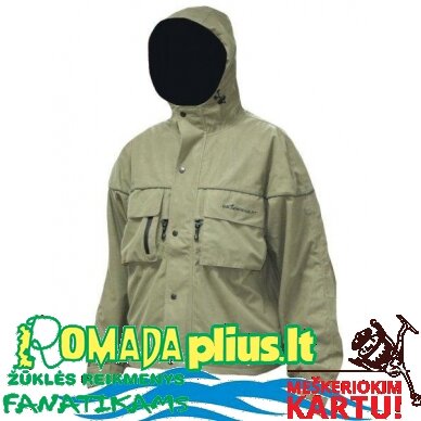 Striukė kvėpuojanti, nepralaidi vandeniui Daiwa Wilderness XT Jacket Made in UK