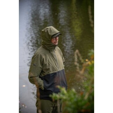 Striukė Waterproof Jacket Olive/Black Nuo Lietaus Wychwood 2