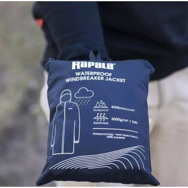 Striukė ilga nuo lietaus ir vėjo kvėpuojanti Rapala Waterproof Windbreaker 2 Striukė ilga nuo lietaus ir vėjo kvėpuojanti Rapala Waterproof Windbreaker 2
