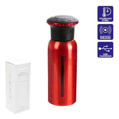 Termosas NISUS 0.46L su belaide kolonėle Bluetooth pakraunamas per USB Termosas maistui Termosas NISUS 0.46L su belaide kolonėle Bluetooth pakraunamas per USB Termosas maistui