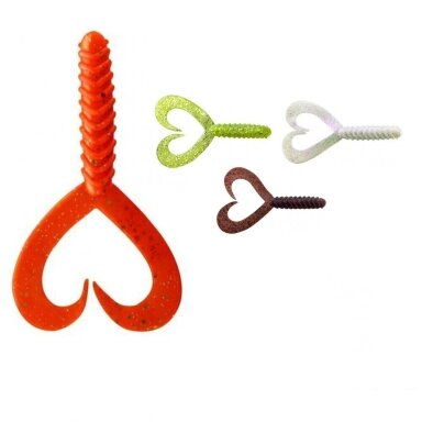 Tvisteris dviuodegis Double Tail 80mm UV aktyvus Germany -40% Tvisteris dviuodegis Double Tail 80mm UV aktyvus Germany -40%