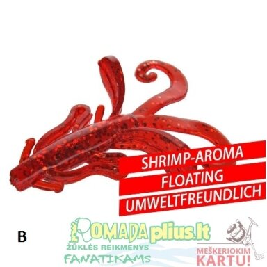 Avižadrebis UV-Efektu (Keičia Spalvą nuo Saulės) Riperiai Tasty Krevetės Skonio Upėtakių žvejybai Avižadrebis UV-Efektu (Keičia Spalvą nuo Saulės) Riperiai Tasty Krevetės Skonio Upėtakių žvejybai
