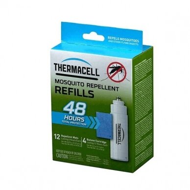 Užpildymas įrengiiui nuo uodų ThermaCell 48val  Naujas Modelis 2022metų THERMACELL papildymas