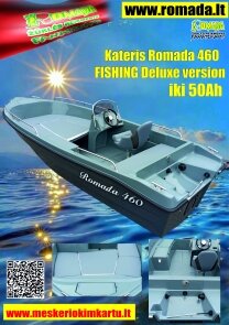 Motorinė valtis Kateris Romada 460 FISHING Deluxe version