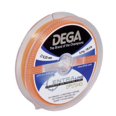 Valas jūrinis DEGA CENTRA Fluo/Orange 0.70mm 130m Valas jūrinis DEGA CENTRA Fluo/Orange 0.70mm 130m