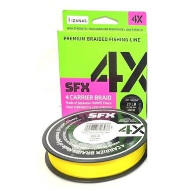 Valas pintas Sufix 4X Hot yellow 275m Valas pintas Sufix 4X Hot yellow 275m