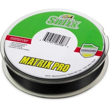 Valas Pintas Sufix Matrix Pro Black 250m 0.35mm Finland Valas Pintas Sufix Matrix Pro Black 250m 0.35mm Finland