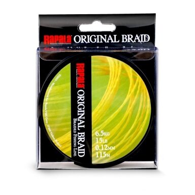 Valas Rapala Original Braid 115m Yellow Valas Rapala Original Braid 115m Yellow