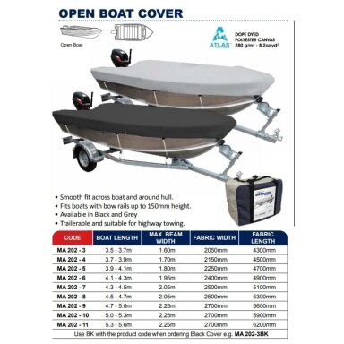 Valties Tentas Katerio Laivo Užvalkalas Ocean Tinka 4,10m-4,30m Silver Marine Tentas OCEAN Open Boat Covers Valties Tentas Katerio Laivo Užvalkalas Ocean Tinka 4,10m-4,30m Silver Marine Tentas OCEAN Open Boat Covers