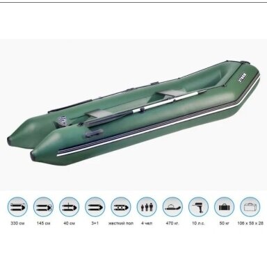 Valtis Pripučiama PVC AQUA-STORM Evolution 3.30m Kietas Dugnas Knyga Variklis iki 10AG Valtis Pripučiama PVC AQUA-STORM Evolution 3.30m Kietas Dugnas Knyga Variklis iki 10AG