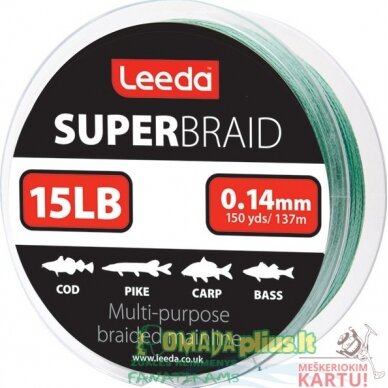 Valas Leeda Super Braid 137m UK Wychwood