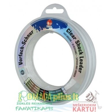 Valas Shockleader 1.20mm 50m Clear 64Kg Valas Shockleader 1.20mm 50m Clear 64Kg