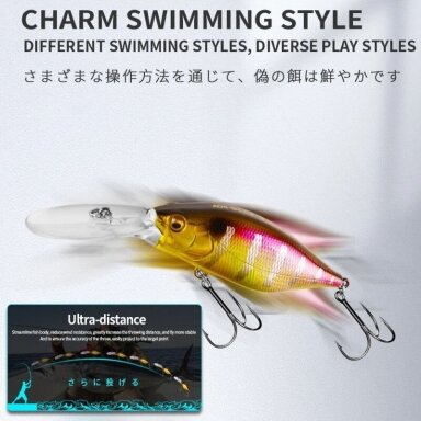 Vobleris BEARKING Diver X200 Crank F 70mm 15g Vobleris BEARKING Diver X200 Crank F 70mm 15g