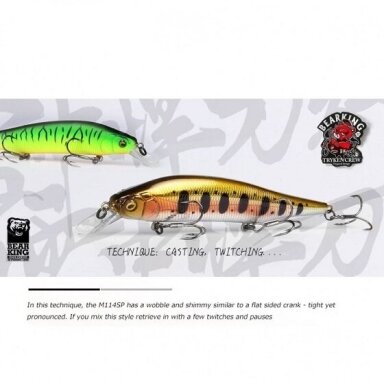 Vobleris BEARKING Ito Shiner 115SP 15g Vobleris BEARKING Ito Shiner 115SP 15g