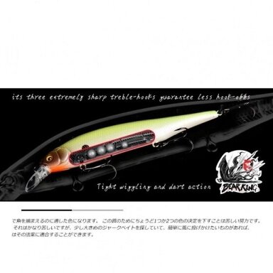 Vobleris BEARKING Ito Shiner 115SP 15g Vobleris BEARKING Ito Shiner 115SP 15g