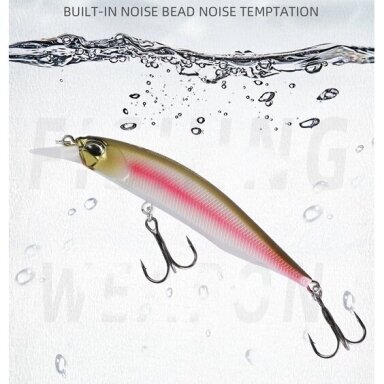 Vobleris BEARKING Jerkbait 85SP 8g UV Vobleris BEARKING Jerkbait 85SP 8g UV