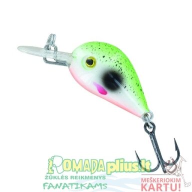 Vobleris Trouty Slow-sink 3cm 2,5g žalsvа